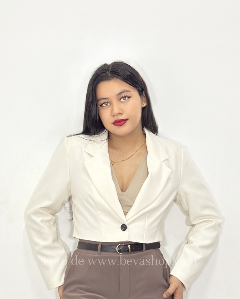 Blazer Penélope marfil