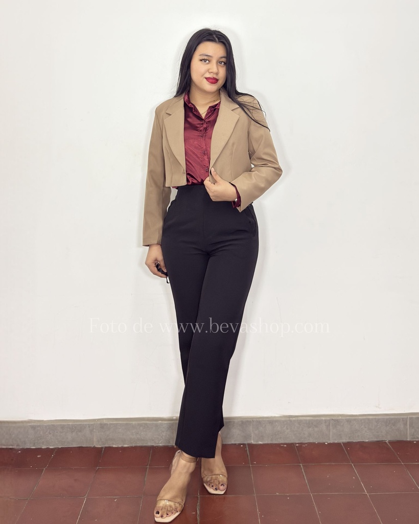 Blazer Penélope café (S)