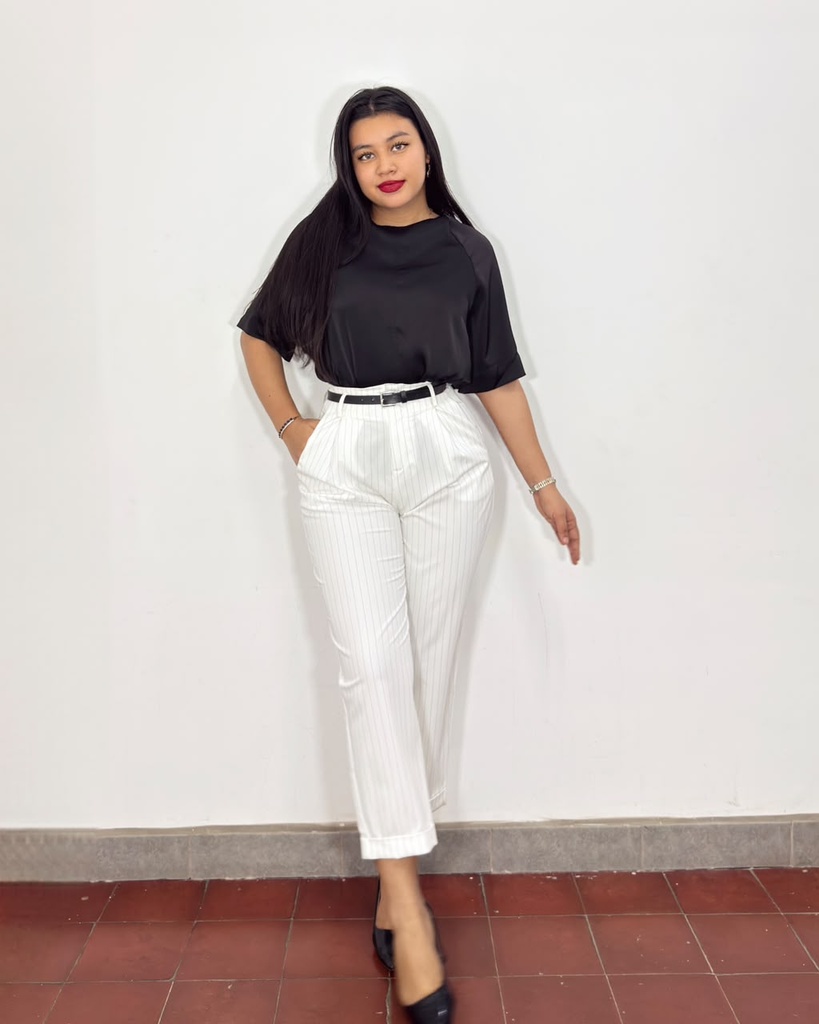 Pantalón Evangelina blanco