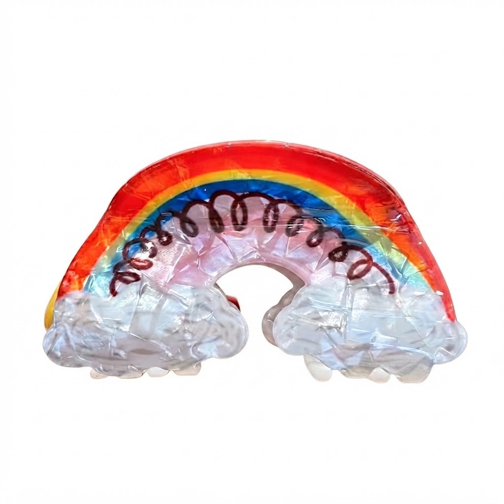 Pinza arcoiris nubes
