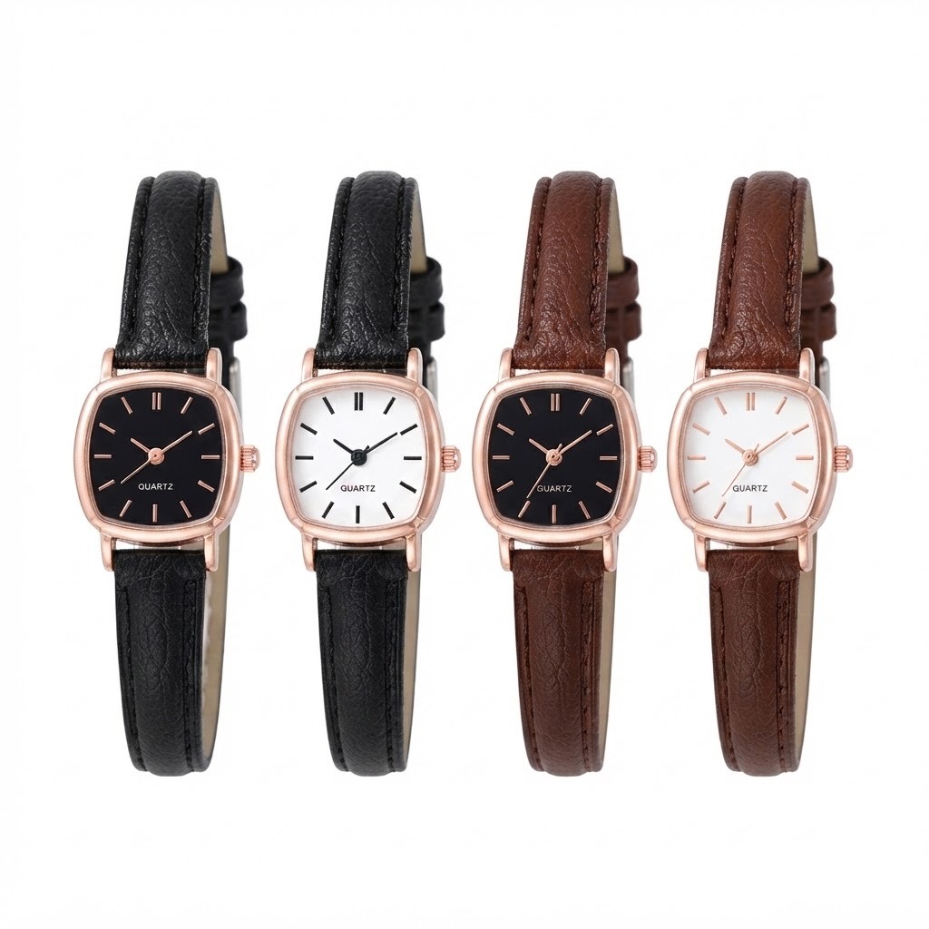 Reloj Alessia café/negro