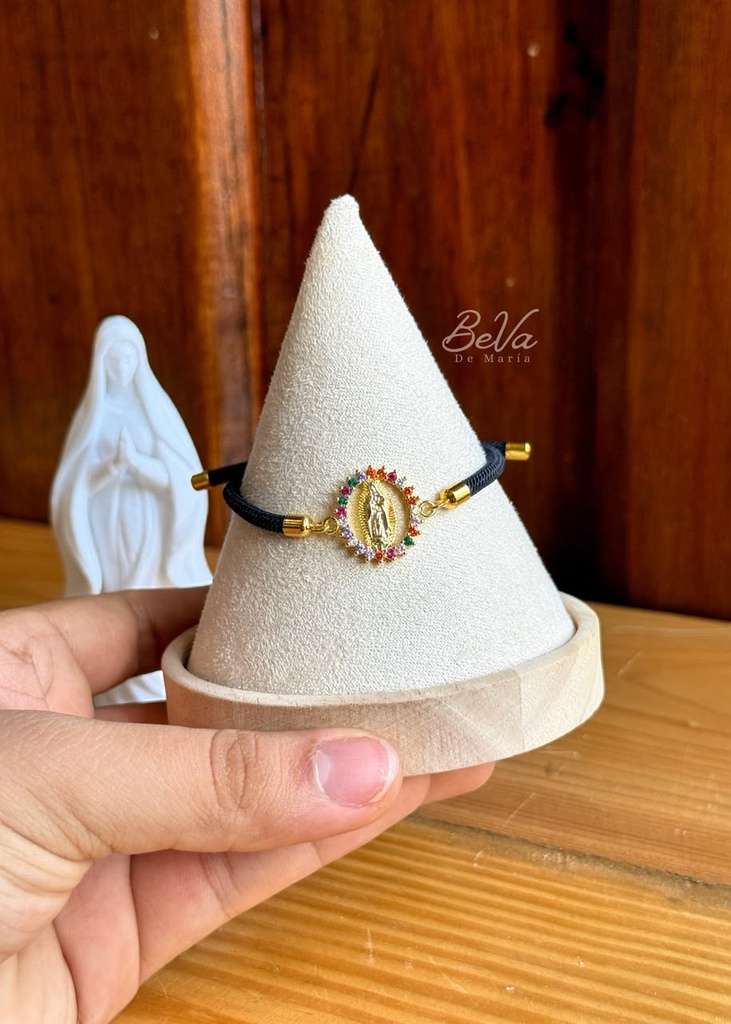 [4216] Pulsera Ajustable Virgen Guadalupe