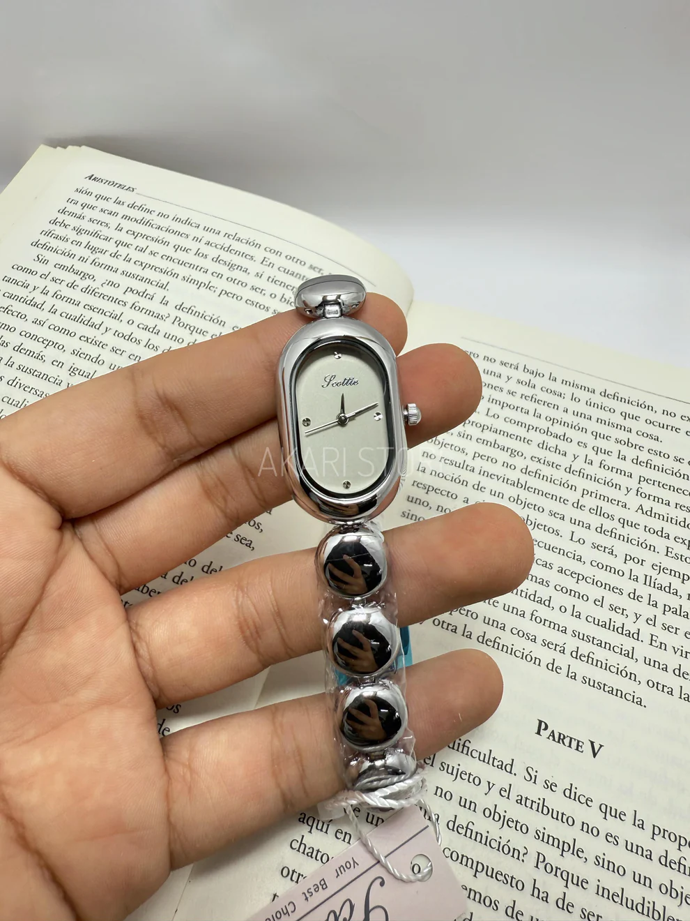 [3129] Reloj Roberta plateado/plateado