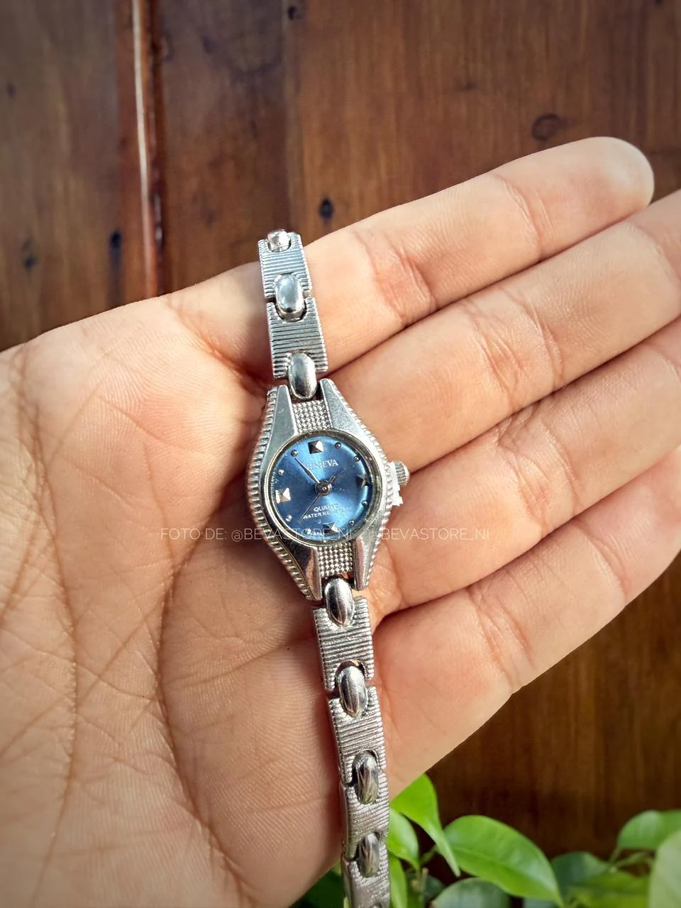 [2403] Reloj Nadia plateado/azul