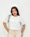 Camiseta Oversize Arely blanco