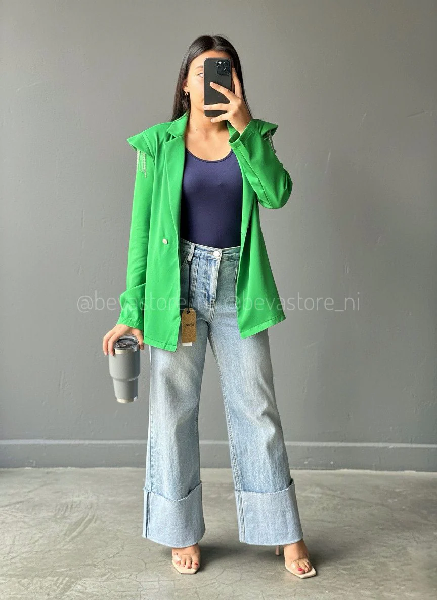 [1806] Blazer Belén verde
