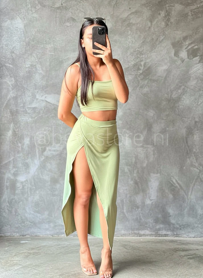 Conjunto Esther verde (S)