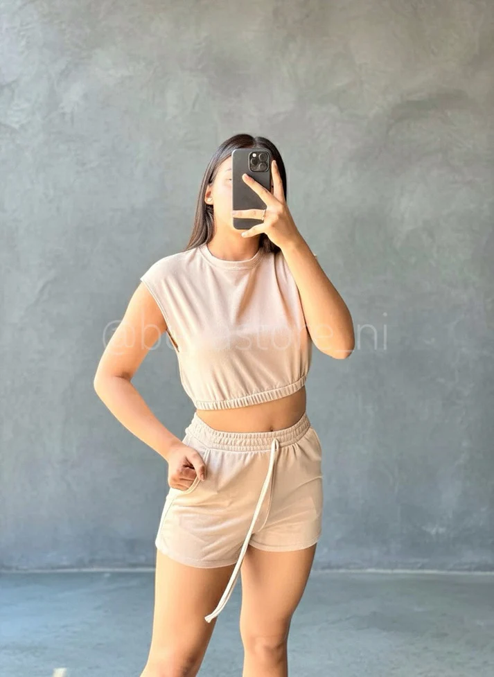 Conjunto Emely beige (S)