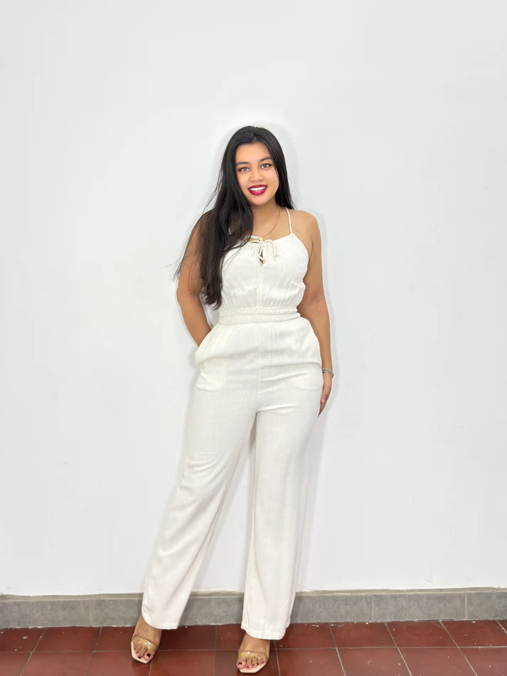 Enterizo Diana marfil (S)