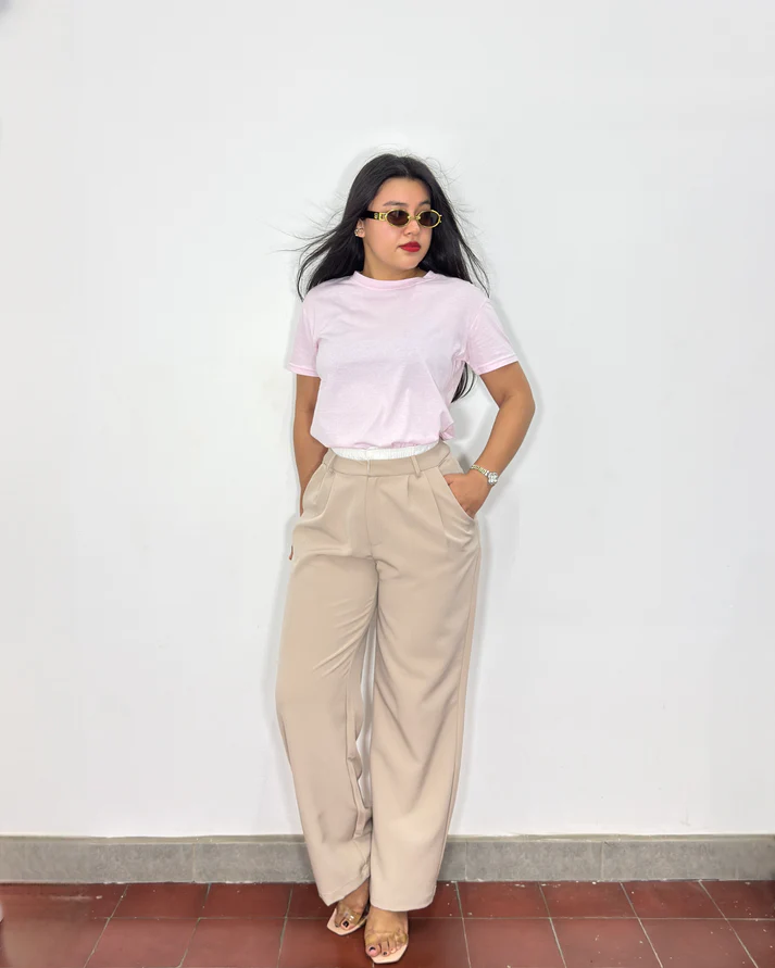 [1586] Pantalón Ximena beige