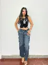 Pantalón Nicole Azul Oscuro