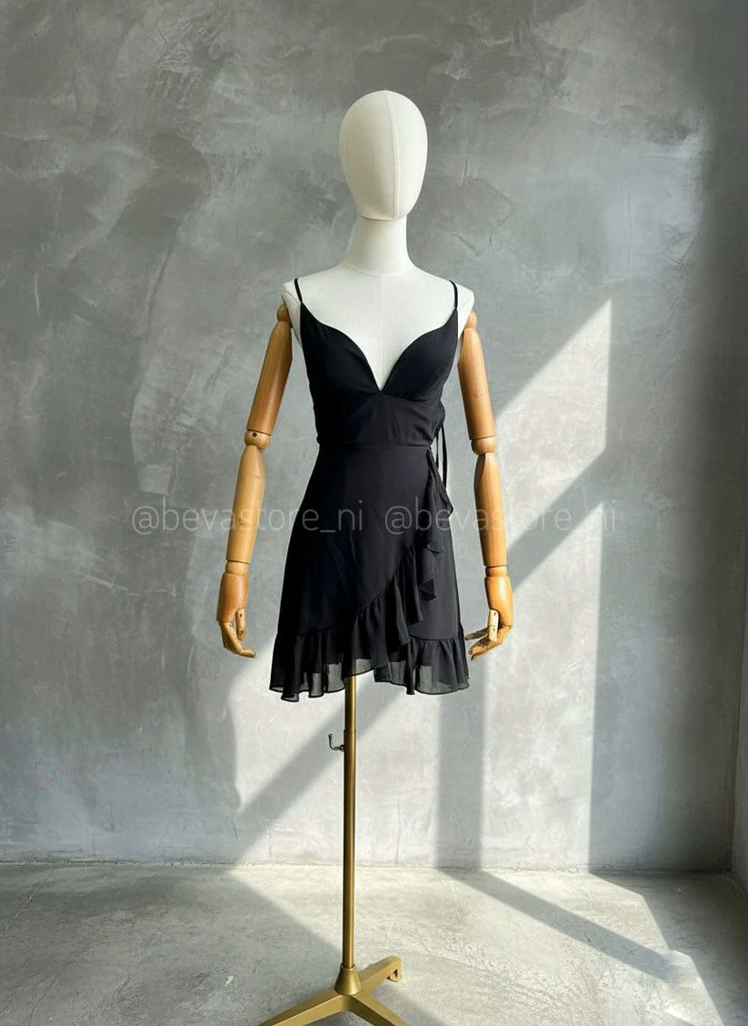 [2059] Vestido Matilda negro