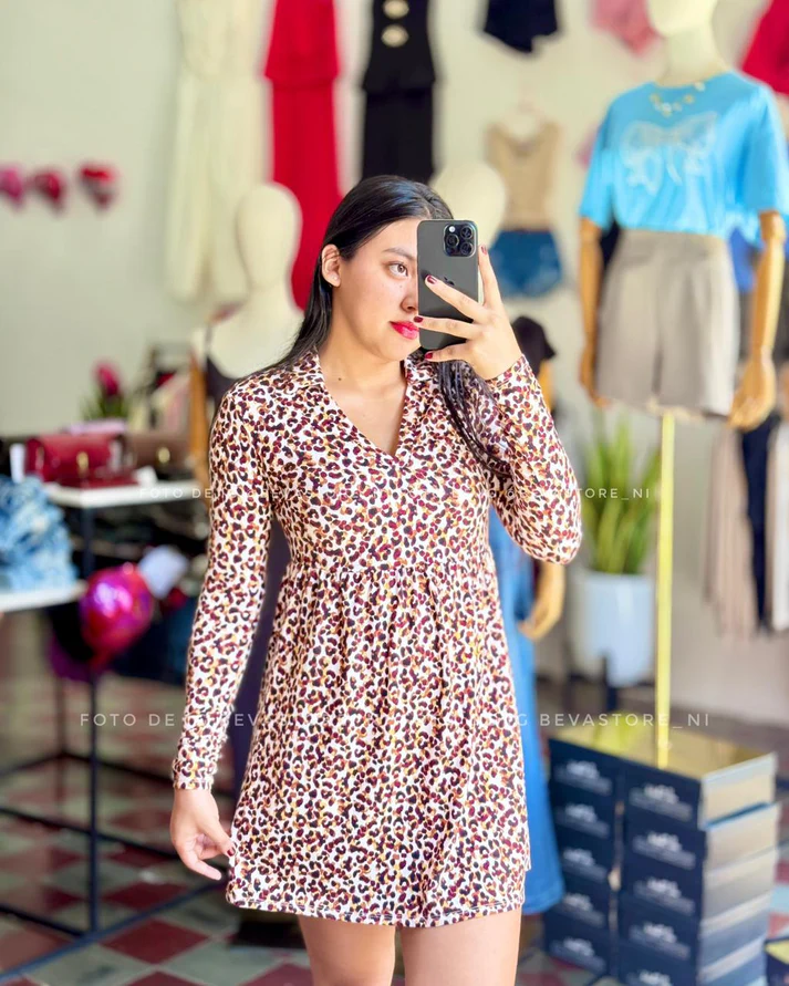 Vestido Marixa animal print