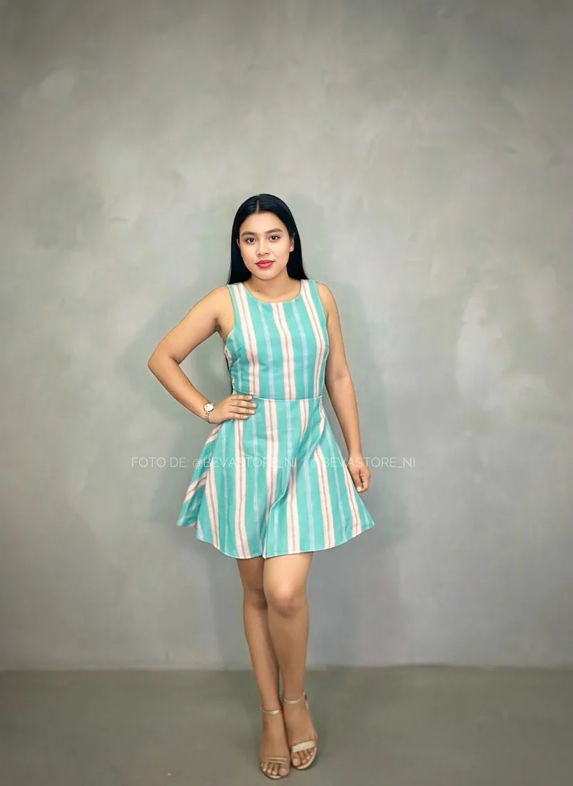[1925] Vestido Priscila verde