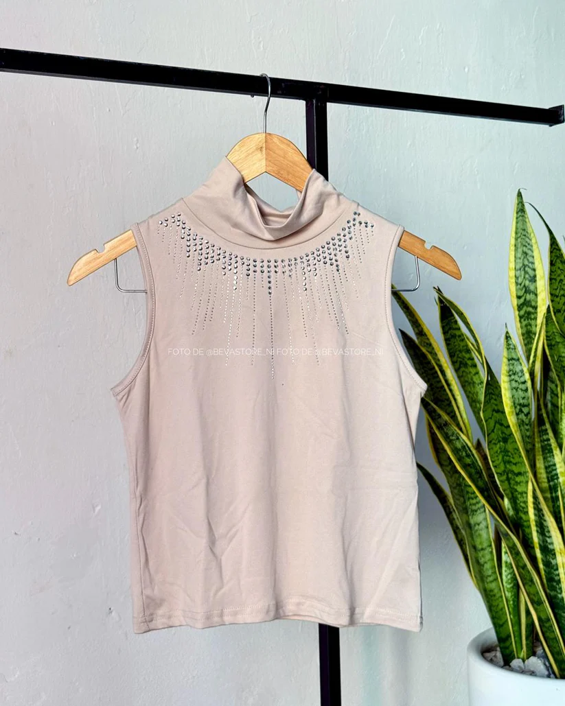 [1813] Top Samira beige
