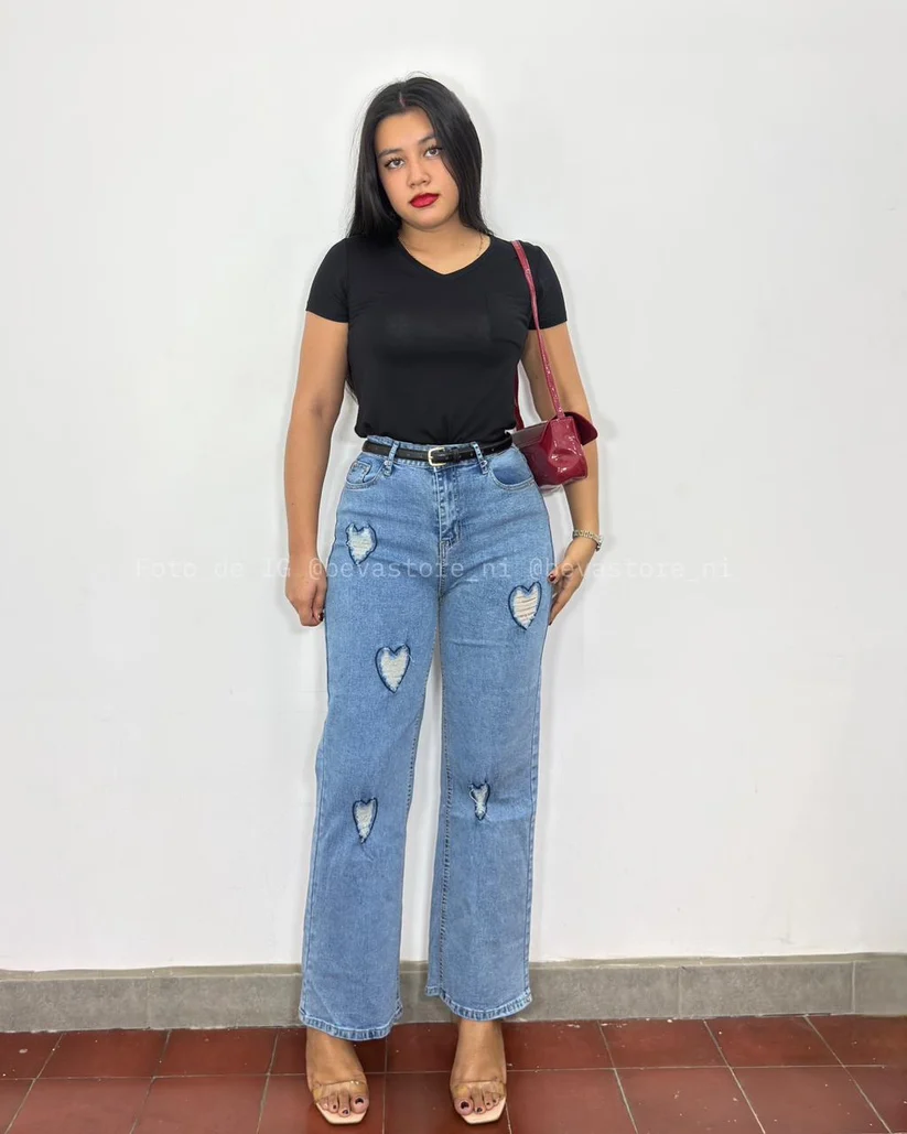 Pantalón Brenda con corazones