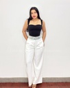 Pantalón Fabiola Ivory con Jeans