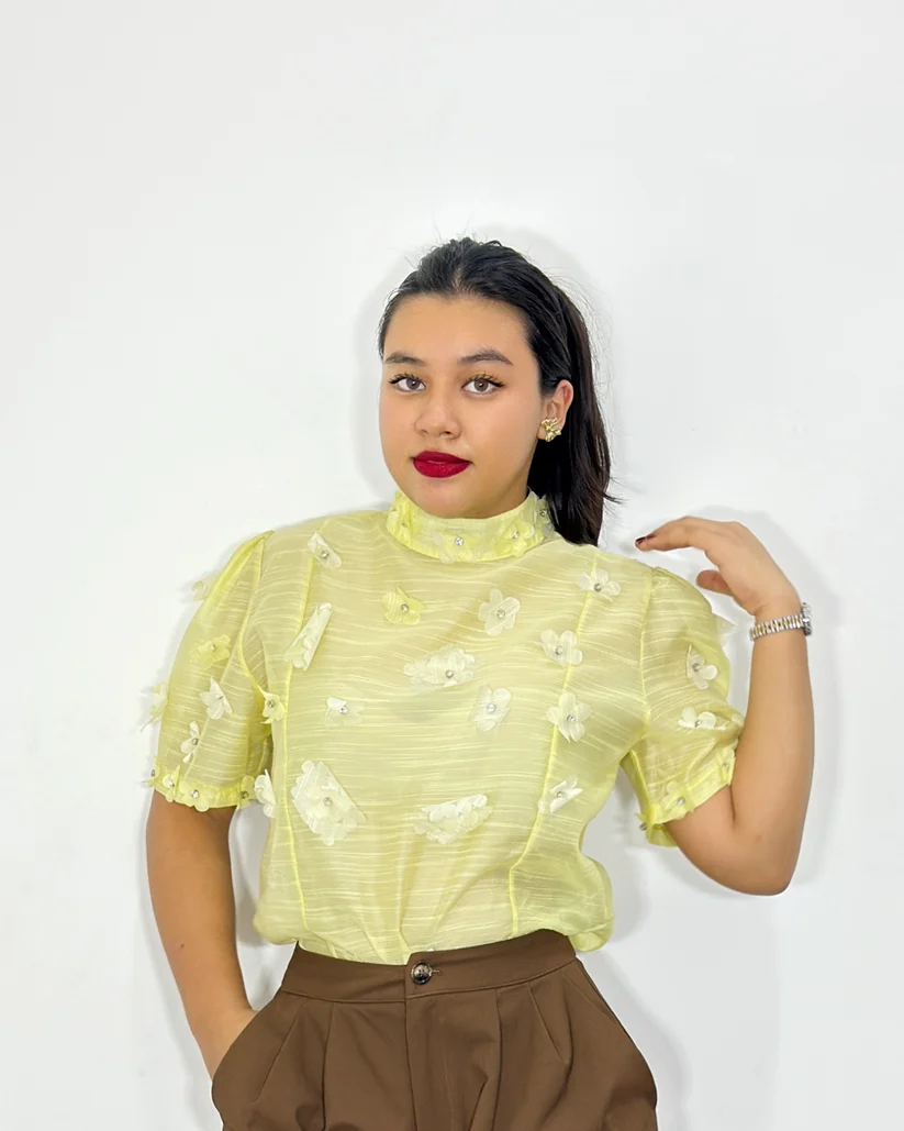[1417] Blusa Alma amarillo