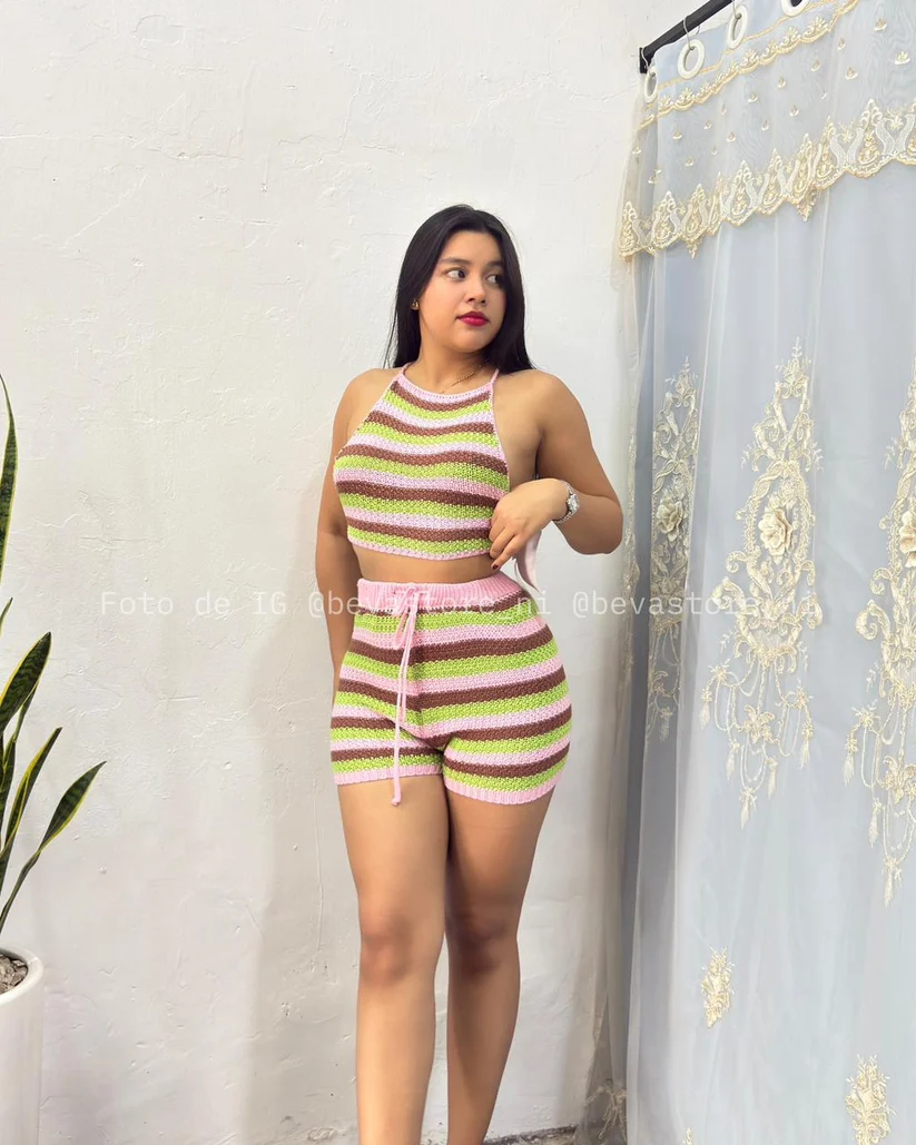 Conjunto Melissa rosa (M)
