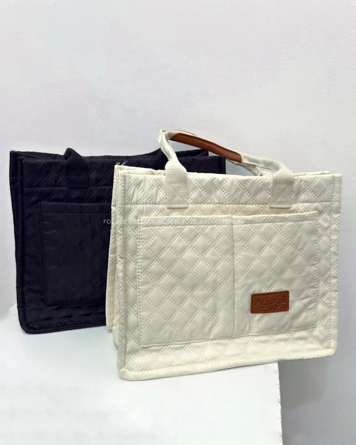 [2925] Tote Bag crema