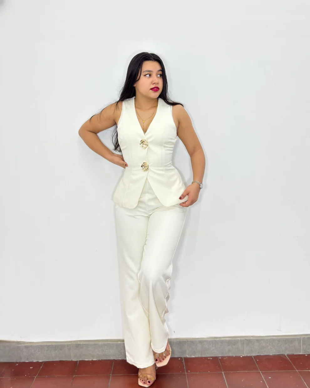 Conjunto Teresa blanco (S)