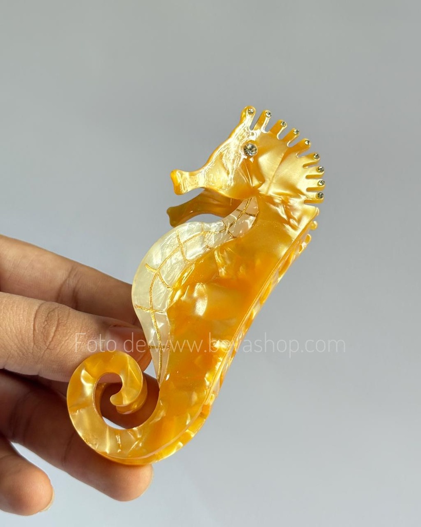 Pinza caballito mar amarillo