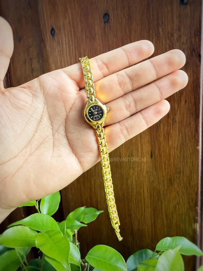 [3050] Reloj Sol dorado