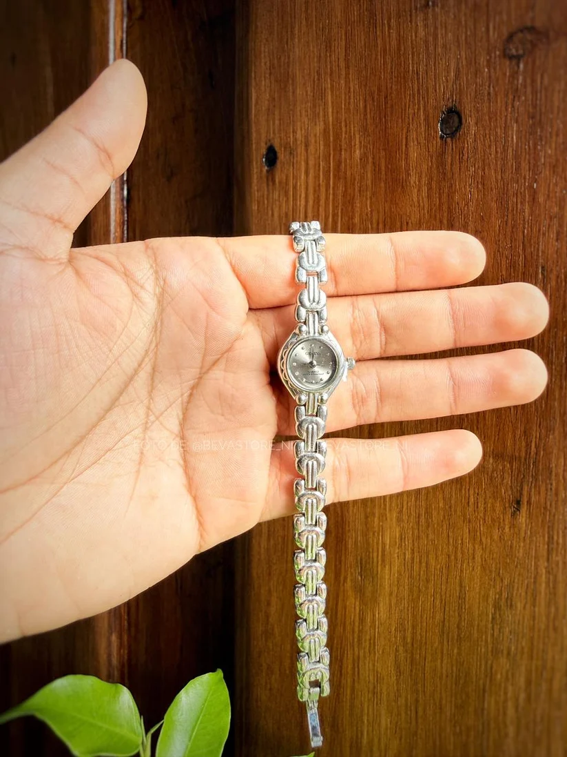 [2407] Reloj Amelia plateado