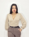 BodySuit manga larga Nancy beige