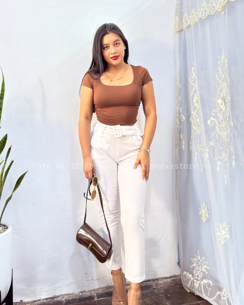 Pantalón Doris blanco (S)