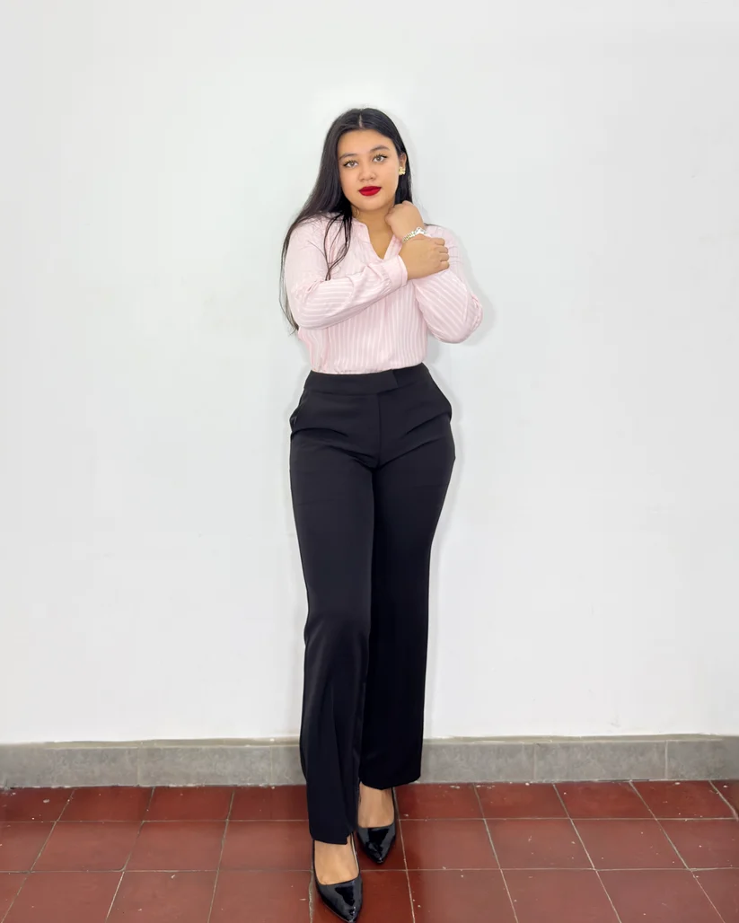 [2545] Pantalón Daniela negro