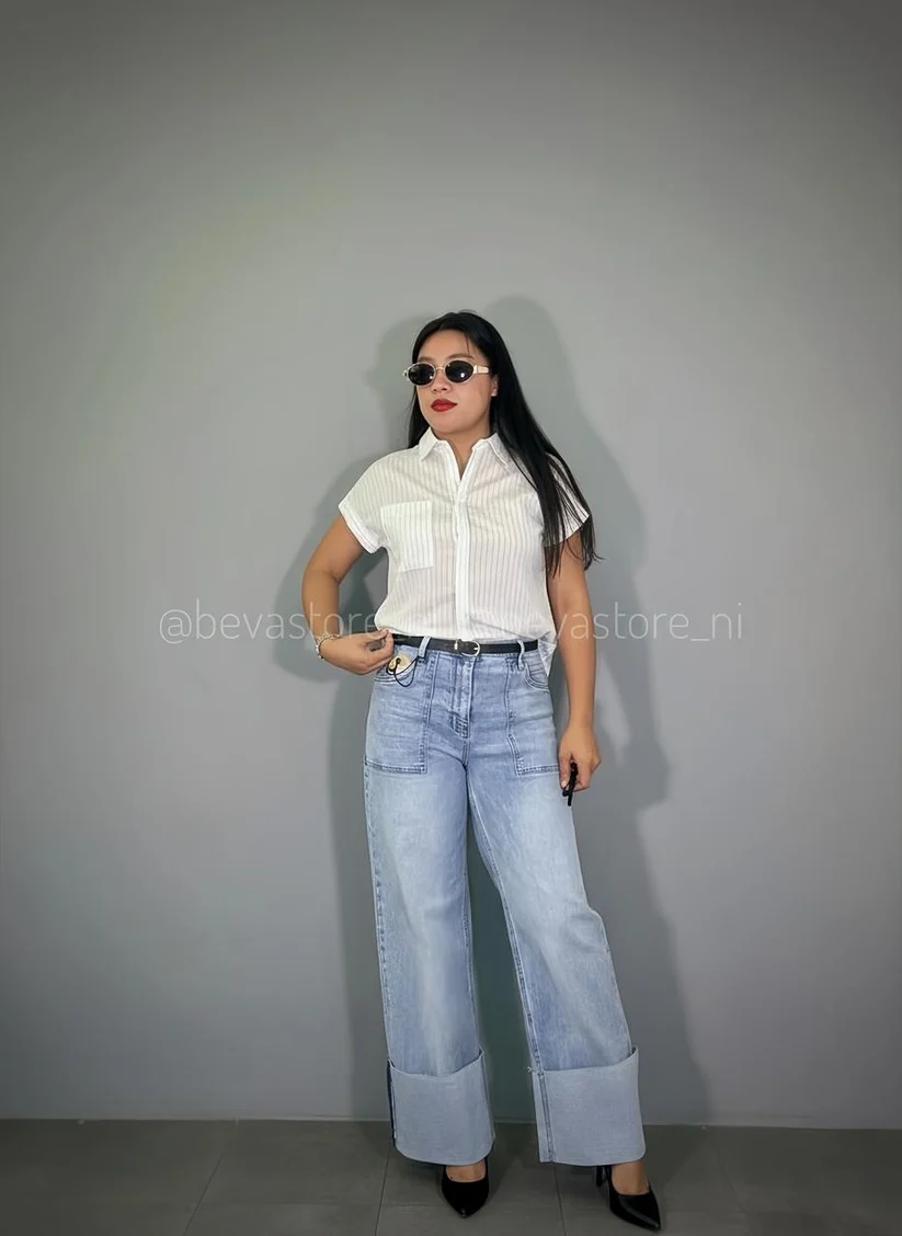 [2602] Blusa Dayana blanca