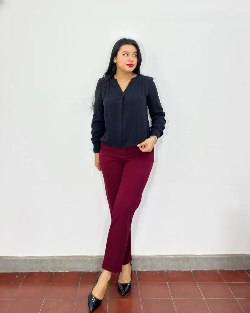Blusa manga larga Edith negra (S)