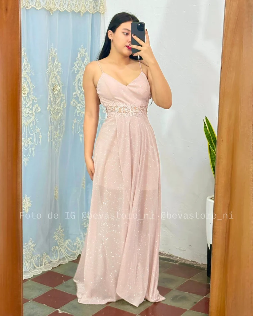 Vestido Evelin rosado