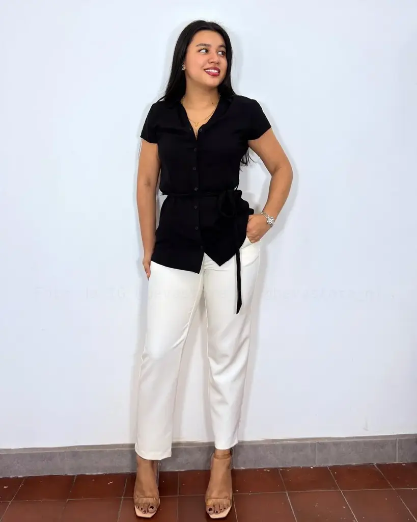 Pantalón Elizabeth blanco (S)