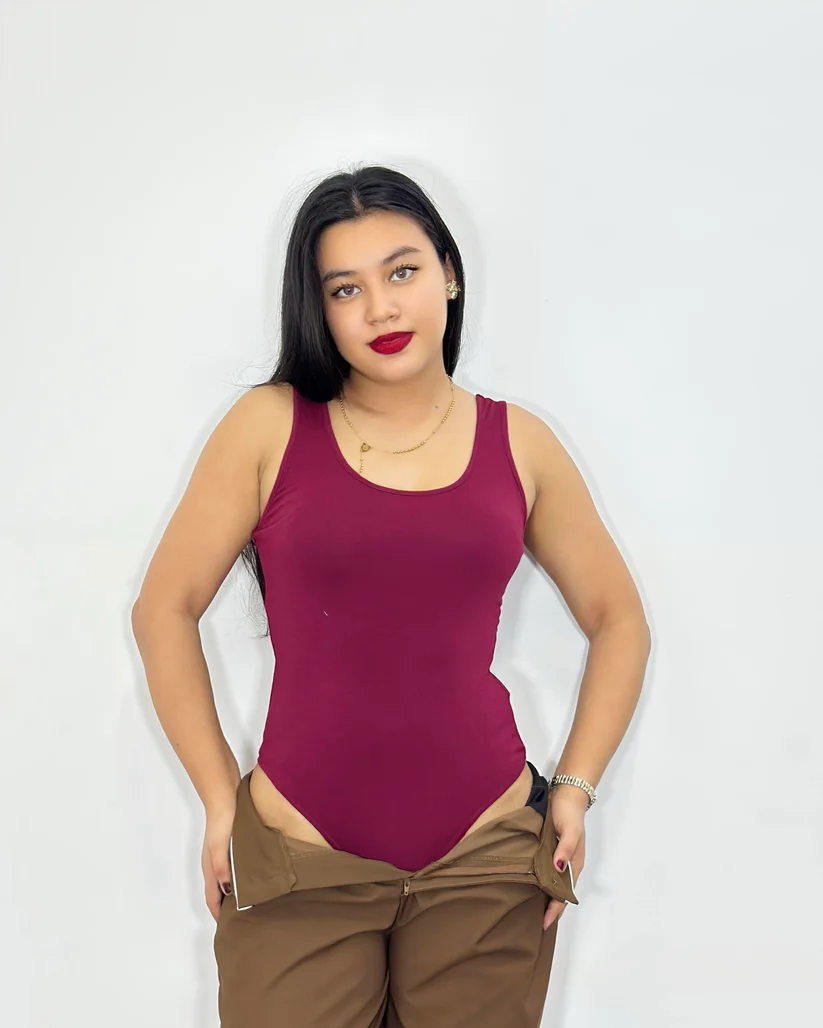 BodySuit Dalila rojo vino (S)